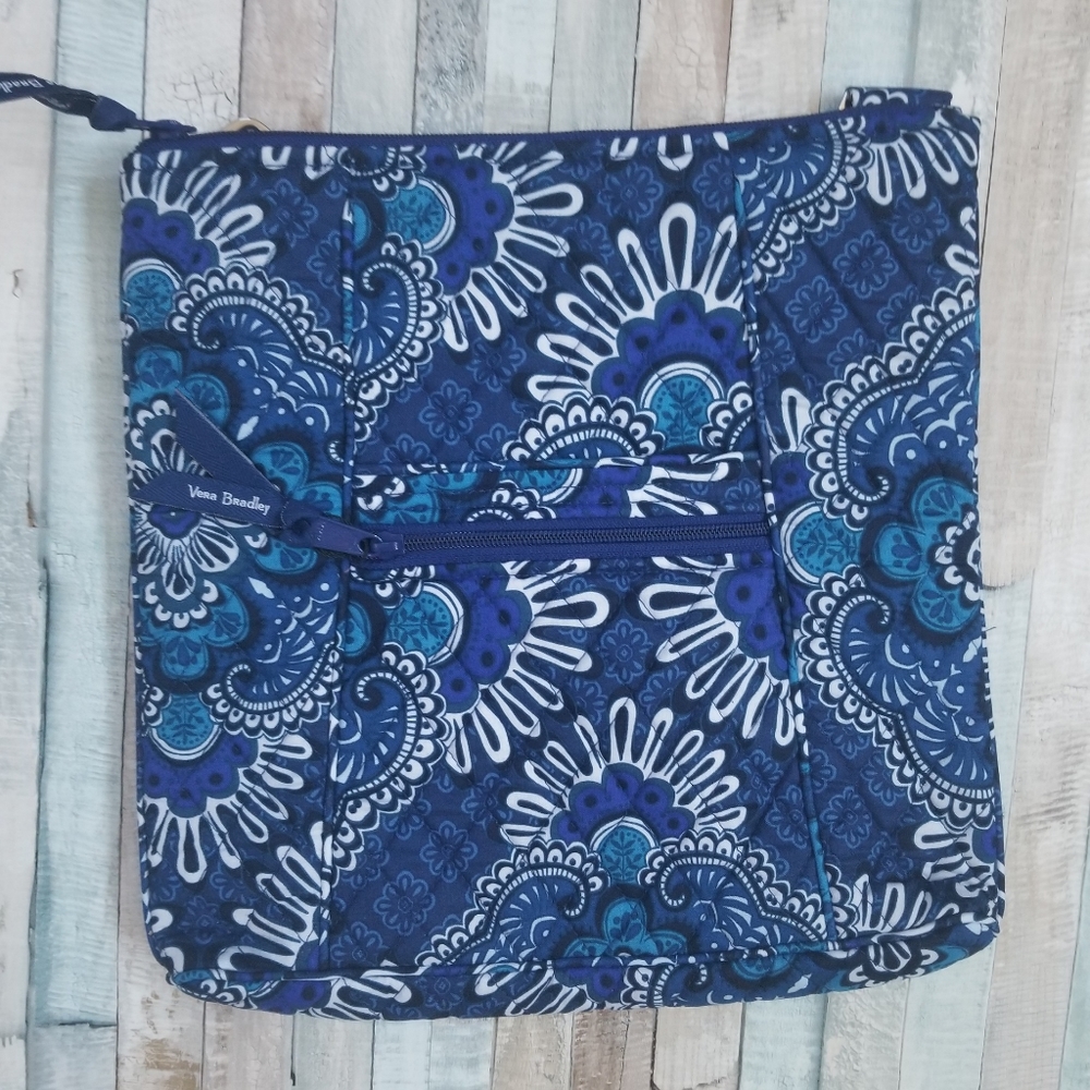 Vera Bradley Blue Tapestry Hipster NWT